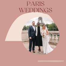 Load image into Gallery viewer, PARIS WEDDINGS - Elopements, Vow Renewals, More... QUOTE
