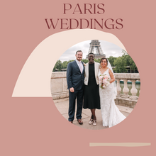 Load image into Gallery viewer, PARIS WEDDINGS - Elopements, Vow Renewals, More... QUOTE