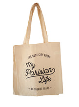 Load image into Gallery viewer, TOTE BAG – MY PARISIAN LIFE TEXT
